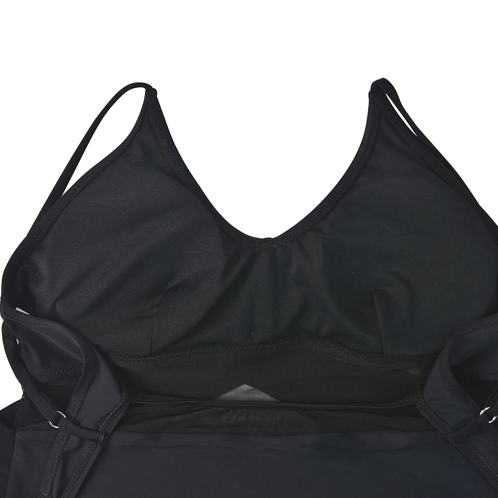 Maillot de bain femme Цельный купальник сексуальный цельный женский Монокини черный
