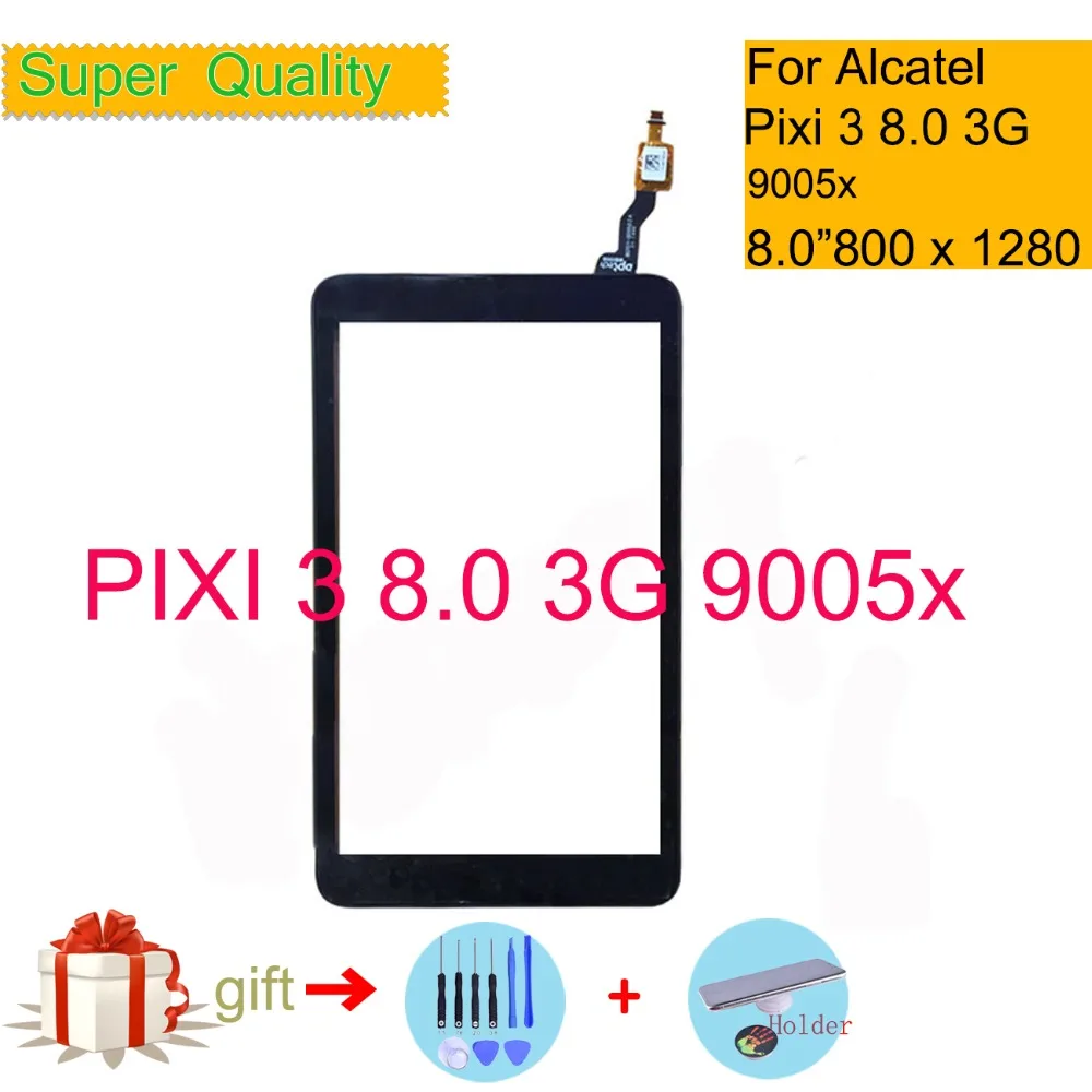 

For Alcatel OneTouch Pixi 3 (8) 9005X Tablet Touch Screen Touch Panel Digitizer Glass Sensor 80701-0d5502A 80701-0E5502A 8 inch