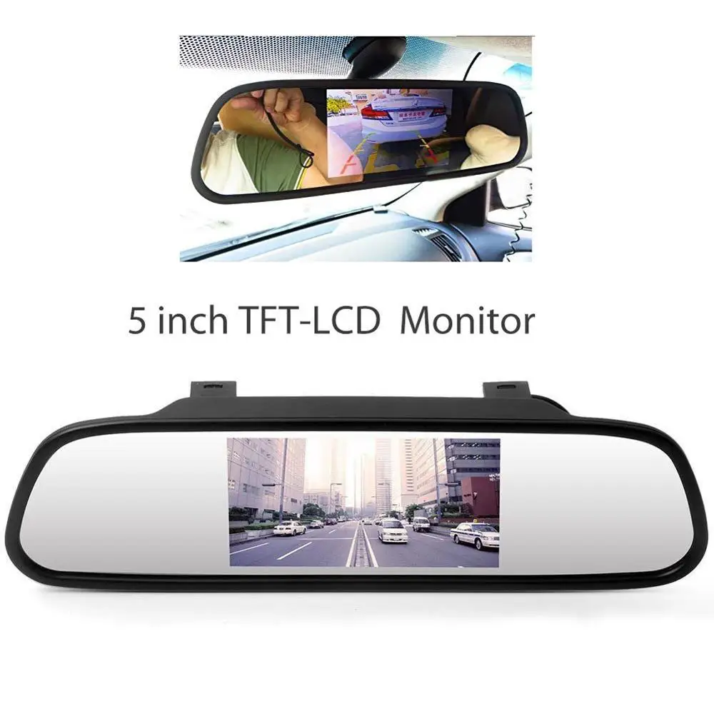 Зеркало заднего вида с ЖК дисплеем диагональю 5 дюймов 16:9|car rearview mirror monitor|mirror