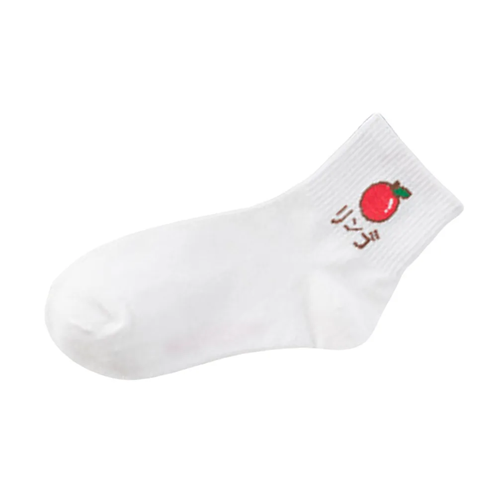 

1 Pair All Season Socks Cotton Girls Casual Work Women Fashion Skateboard Fruits Sock Comfortable Socks Y724