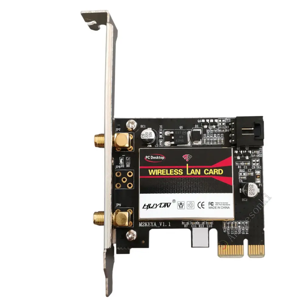 Wireless- AC 3160 Band Dual 802.11ac 433M + Bluetooth BT 4.0 PCI-E 1X 16X WIRELESS Desktop WIFI WLAN CARD for Intel 3160AC | Компьютеры и