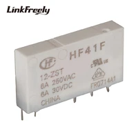 hf41f 12 zst 5 pin pcb micro voltage relay switch module 12v dc in 250vac30vdc 6a outputsmart auto electromagnetic relay bank