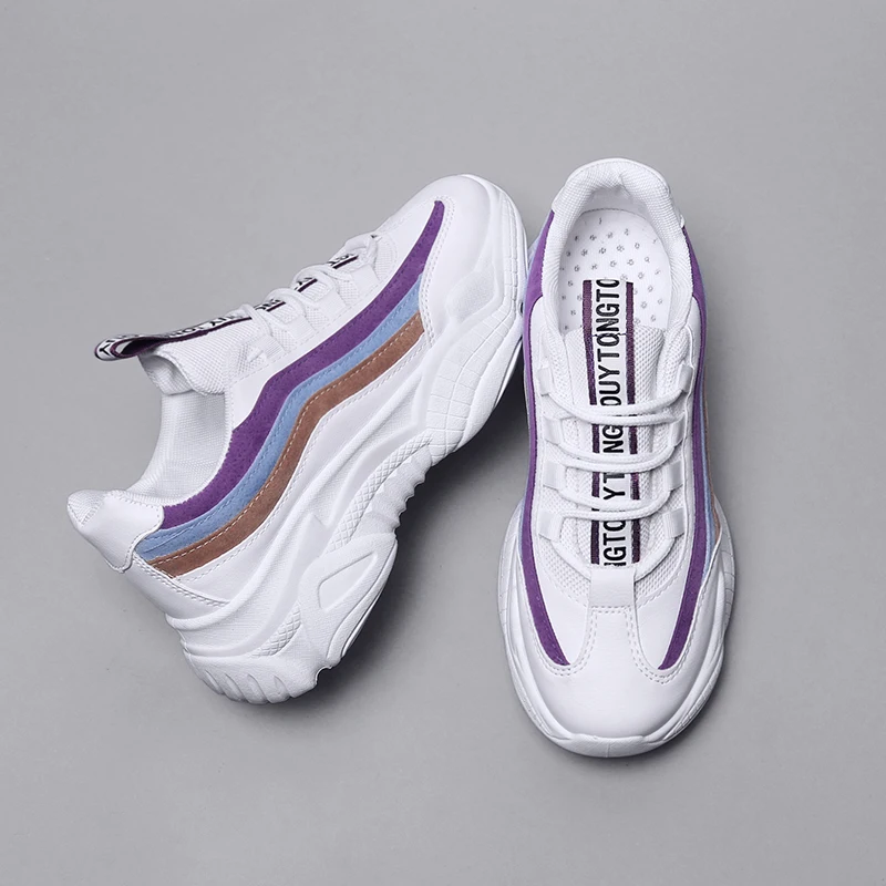 Популярные школьные женские кроссовки Повседневная прогулочная обувь удобные