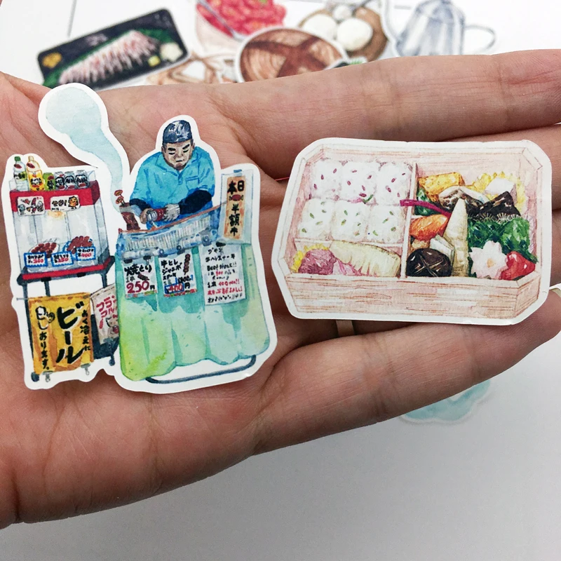 33 шт. Kawaii японская пищевая наклейка DIY Ручная Подарочная сумка для запечатывания kawaii декоративная клейкая лента дневник канцелярские товары