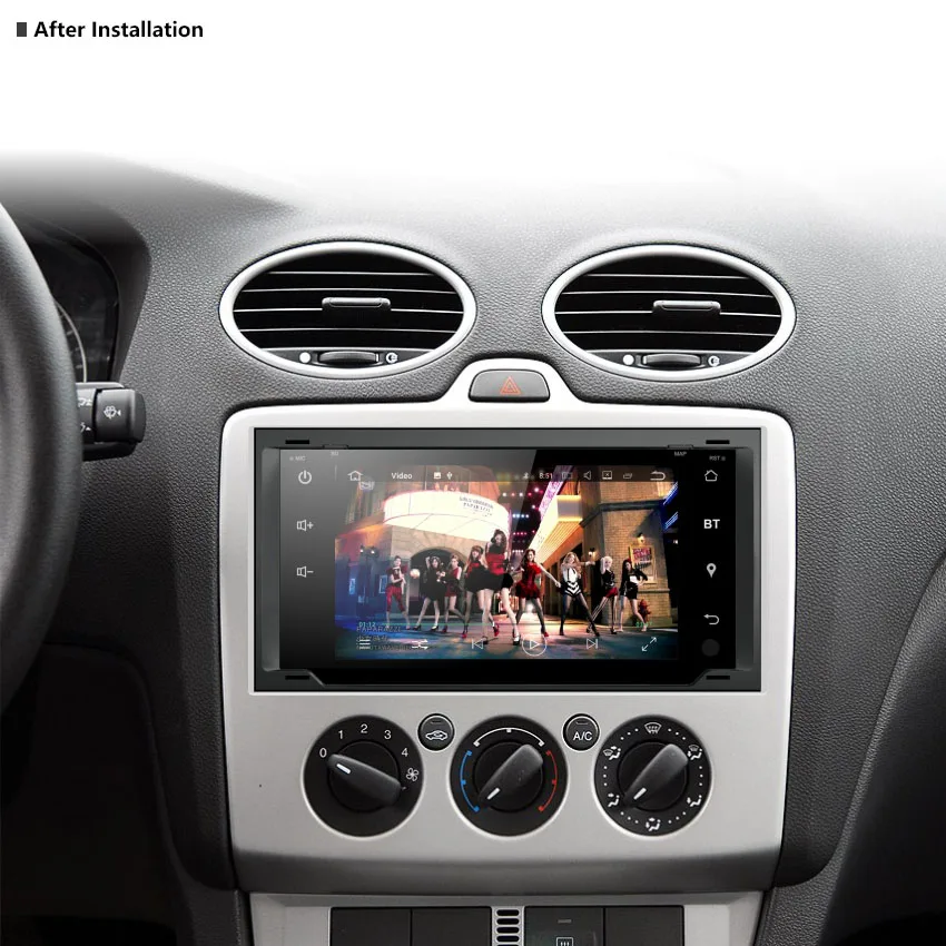 Используется для 2009 Ford MONDEO android 8 1 wifi IPS 7 дюймов емкостный экран автомобильное