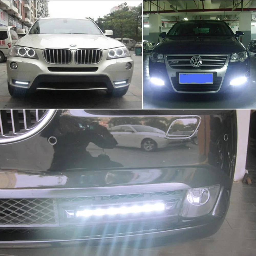 VooVoo 2 шт. DRL светодиодный Наводнение Светодиодный светильник бар рабочий 4WD 12V