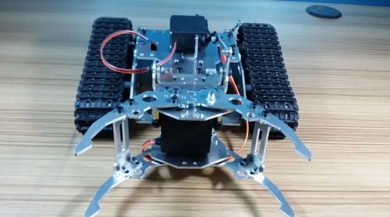 Танковая рама с механический коготь умный автомобиль гусеничный каркас танк