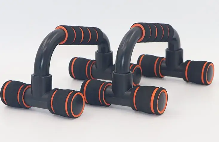 Оранжевый 2 шт. H I-shaped отжимания фитнес оборудование для мужчин t мужчин женщин Комплексная тренировка пуш-ап стойки Бодибилдинг тренировка тренажерный зал - Цвет: Оранжевый