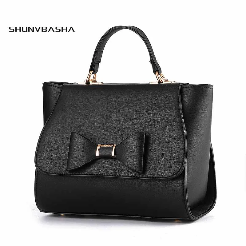 Мода 2017 г. женские дешевые сумки с большим бантом на плечо дамы сумочку высокое