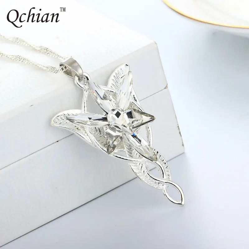 Ожерелье лорд Arwen Evenstar ювелирные изделия из фильма хрустальные Сумерки звезда