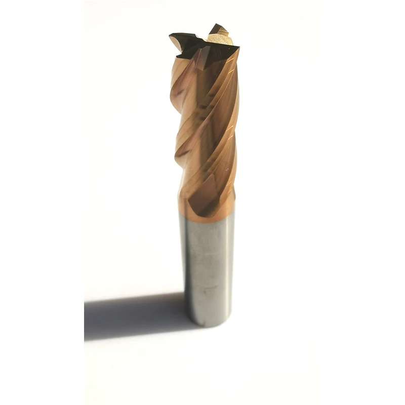 Концевой фрезерный станок HRC55 с 4 канавками Фрезерный инструмент ЧПУ