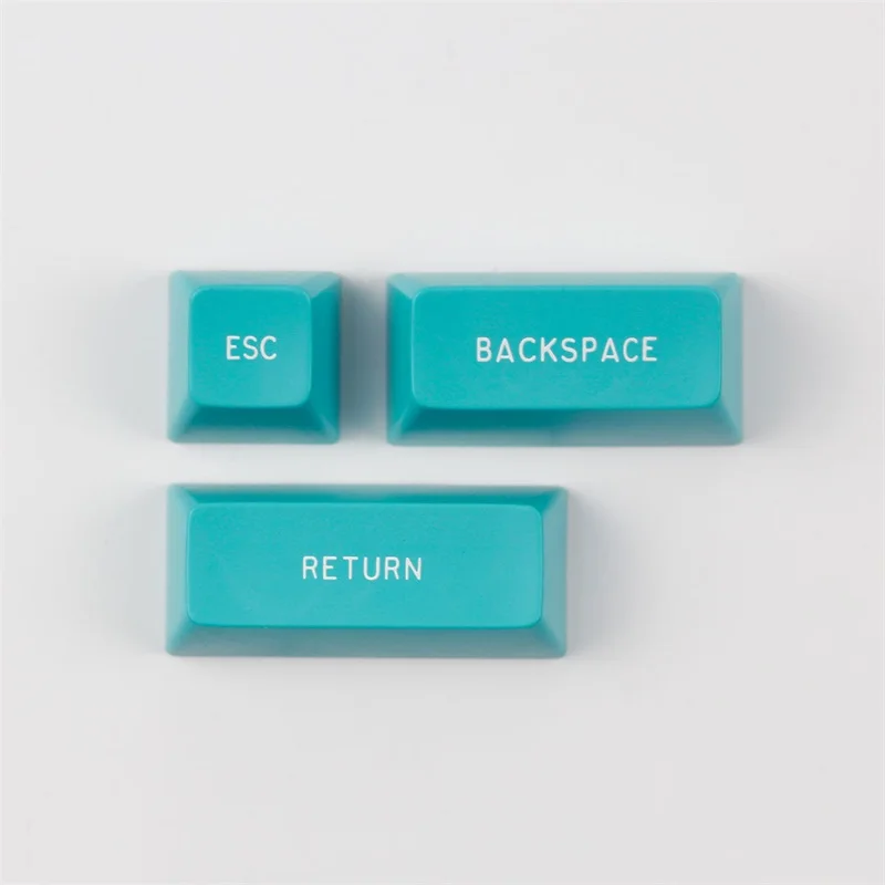 SA профиль ESC Backspace введите игровые колпачки для ключей Фиолетовый Синий Цвет колпачки для вишневой механической клавиатуры 3 колпачки для ключей