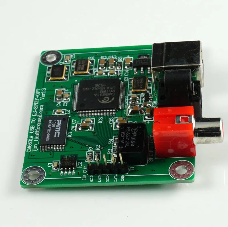 CM6631A 24 бит/192 кГц USB для коаксиального и оптического волокна SPDIF I2S от LJM новая