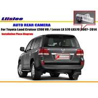 car rear view camera for toyota land cruiser j200 v8 vehicle parking back up hd ccd 13 cam rca ntst pal license plate light