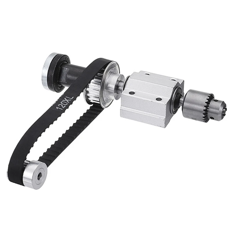 No Power Diy Woodworking Cutting Grinding Spindle Trimming Belt Small Lathe Accessories For Table Saw |