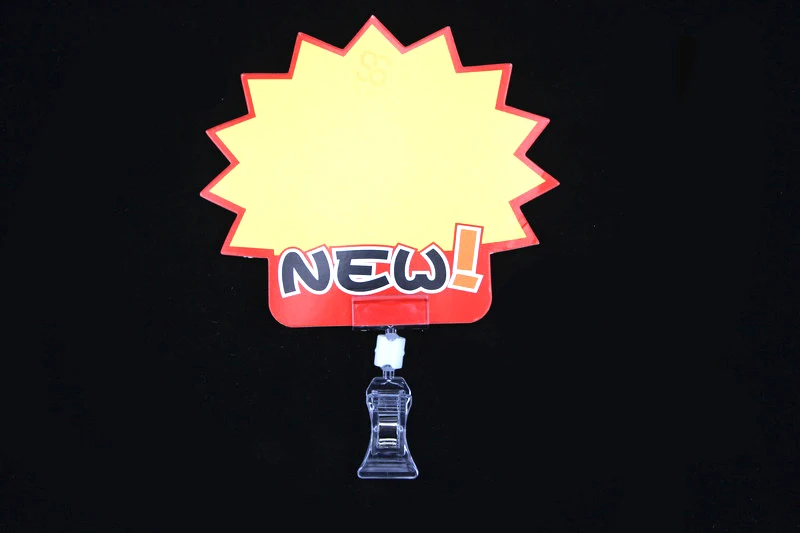 Прозрачная поп пластиковая табличка демонстрационный держатель для этикеток
