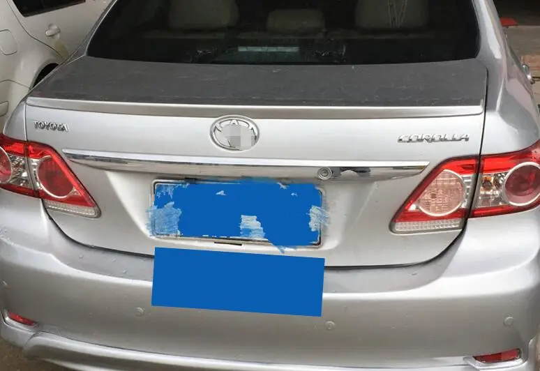 ABS черный белый красный цвет и т. д. задний спойлер для автомобиля Corolla 2006 07 08 09 10 11 12