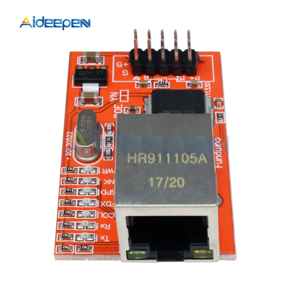 Мини W5100 LAN Ethernet щит сетевой платы модуля для Arduino R3 3.3V совместим с UNO Mega 2560.