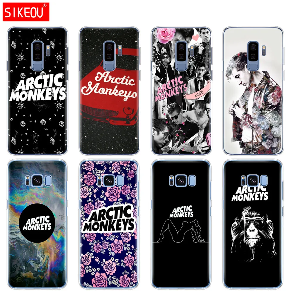 Силиконовый чехол для Samsung Galaxy S9 S8 S7 S6 edge S5 S4 S3 PLUS телефона ARCTIC MONKEYS|Бамперы| |