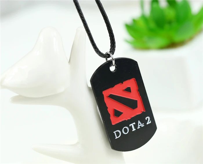 12/шт/Лот DOTA 2 логотип ожерелье сплав металла Очаровательная подвеска косплей
