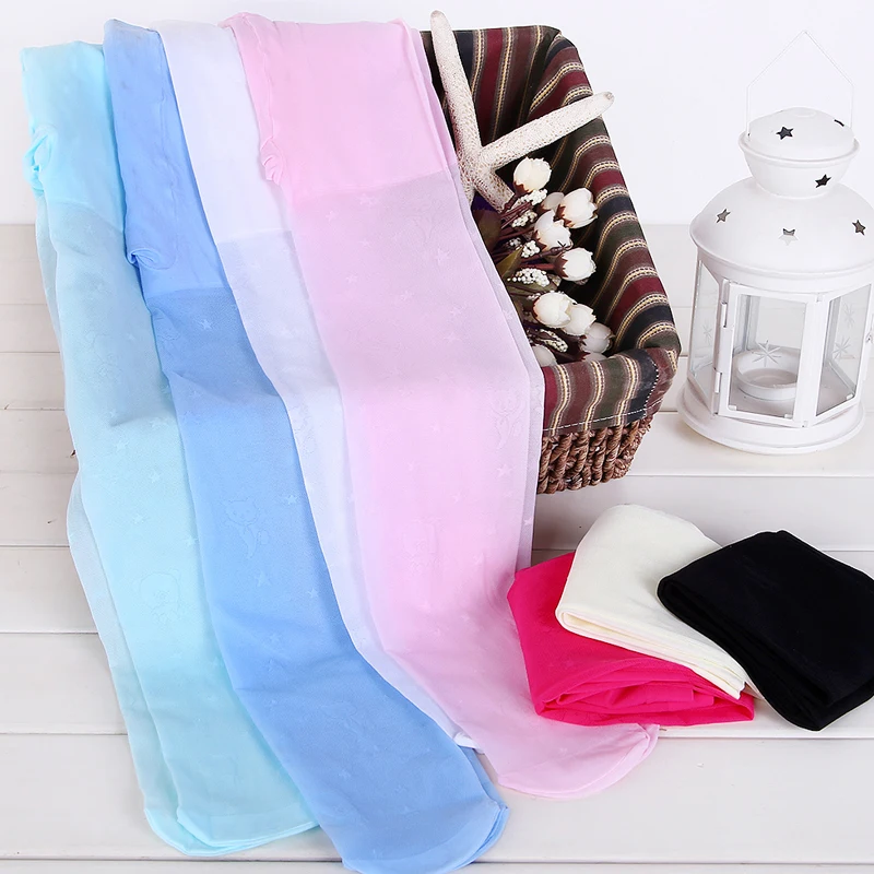 children mosquito pantyhose stars jacquard girls lovely candy color bottoming mesh summer stockings | Мать и ребенок