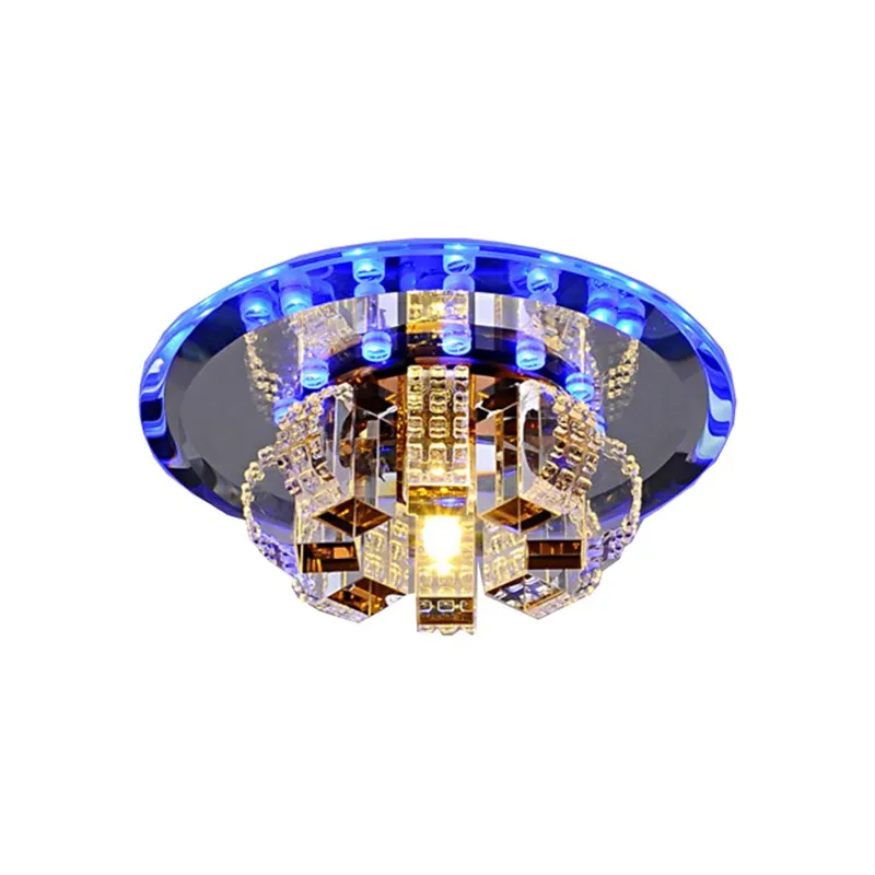 Luces Led высококлассная хрустальная лампа для коридора светодиодная прихожей двери