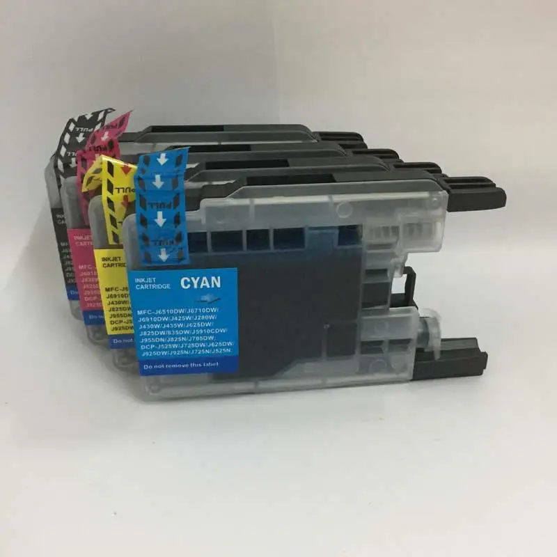 Vilaxh для Brother LC12 lc17 чернильный картридж совместимый DCP-J525N J525W J725DW J925N J925DW MFC-J5910DW J5910CDW