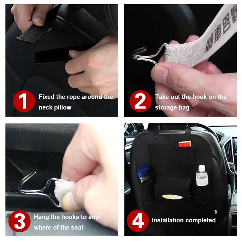 Vingtank Car Seat Back Bag Organizer Travel Storage Multi Auto with Tissue Box Drinks Holder | Автомобили и мотоциклы