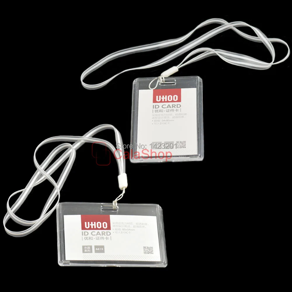 Акриловый держатель для удостоверения личности 6 шт./лот цвет в ассортименте | Дом