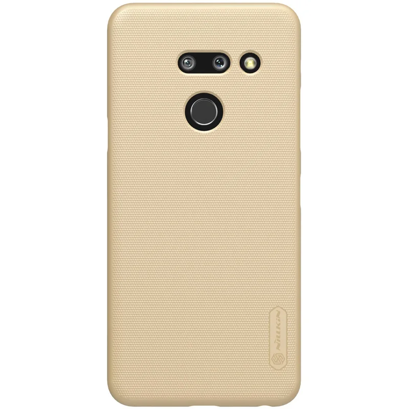 Золотой Чехол Nillkin для LG G8 G7 ThinQ V30, суперматовый чехол для телефона, Жесткий Чехол для задней панели из поликарбоната, чехол для LG V30 G6 Q7 G7 G8 ThinQ Nilkin, чехол - Цвет: Золотой