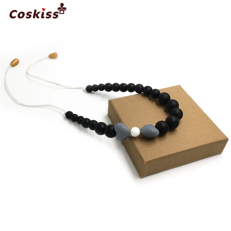 Organic Baby Teether Wooden Natural Teething Grasping Toy Shower Gift Toddler Newborn Bracelet | Мать и ребенок