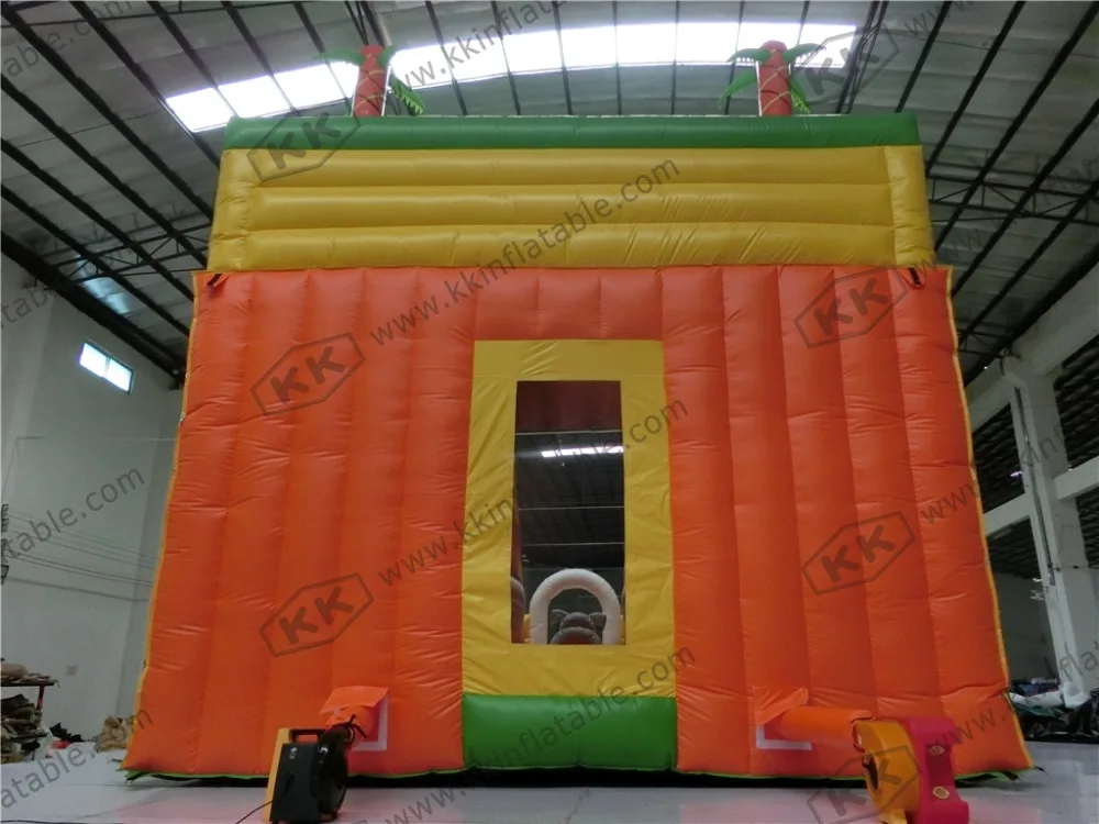 Надувная сухая горка в виде слона сафари джунглей парк надувная аренду|inflatable