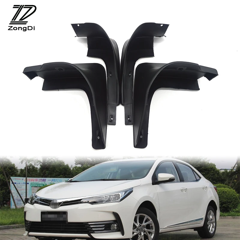 

ZD автомобильные передние и задние брызговики для Toyota Corolla Altis E140 2007 2008 2009 2010 2011 2012 2013 аксессуары Брызговики Стайлинг