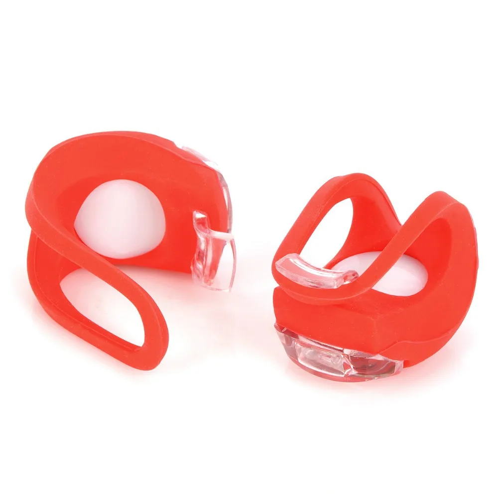 Waterproof 0.05W 10lm 2-LED 3-Mode Red Light Motorcycle Fog Lamp - (2 PCS / 2 x CR2032) |