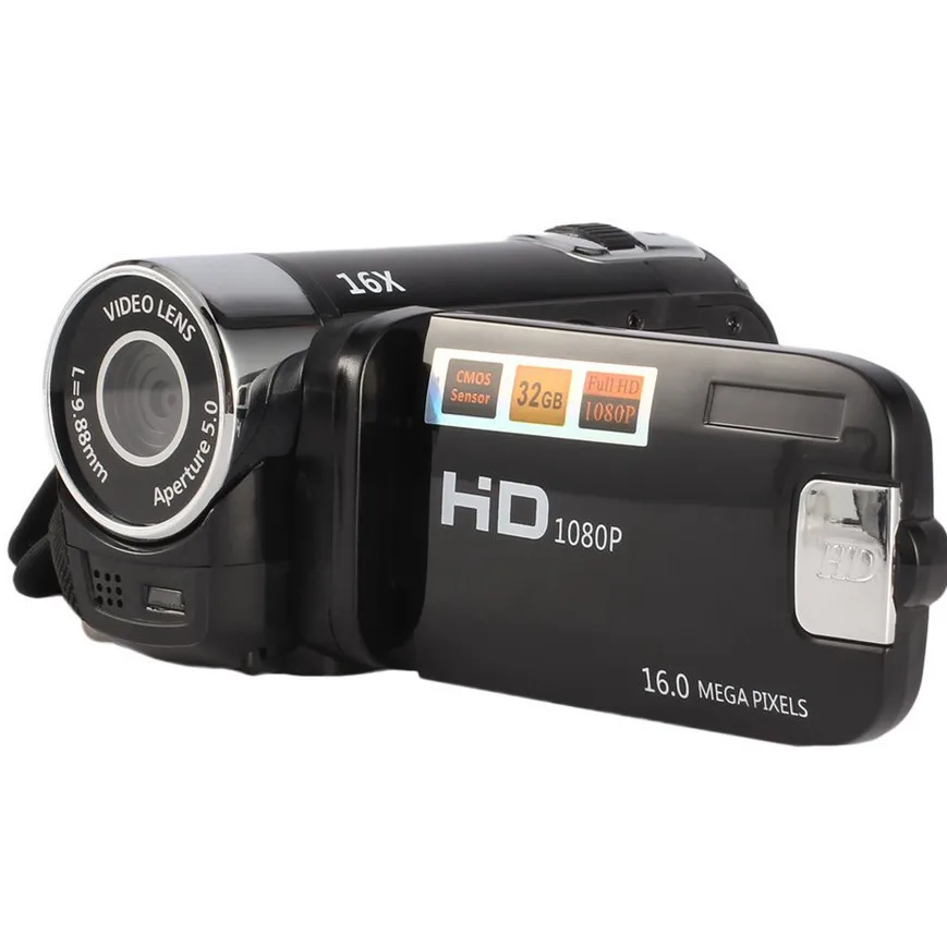 Новый 2 4 дюймовый экран Full HD 1080P Цифровая TFT камера 16 0 мегапикселей CMOS сенсор DV со