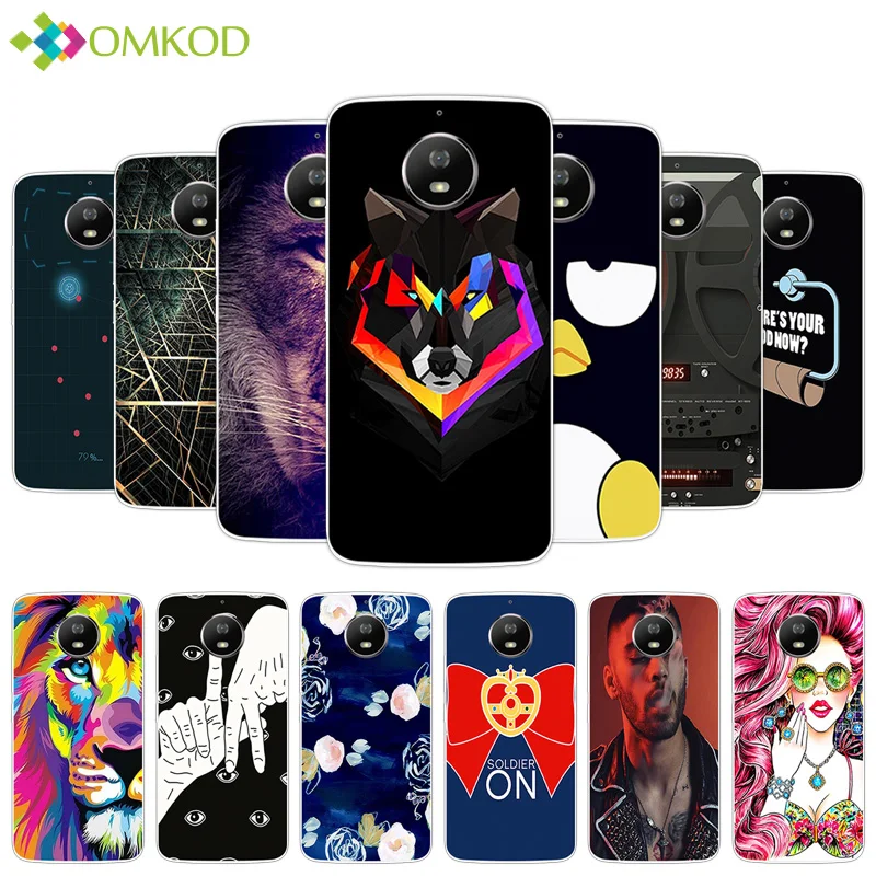 Силиконовый чехол из ТПУ для Motorola Moto G5S обоев Обложка G 5S XT1793 XT1794 XT1792 телефона 5 2