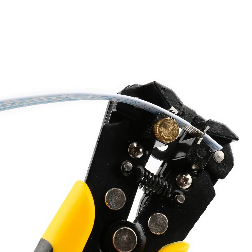 HS-D1 self-adjusting multi-function stripping crimper plier 0.2-6mm2 AWG24-10(Red/Yellow option