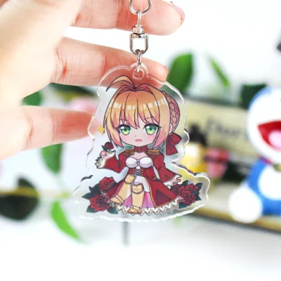 5 типов FGO Fate Grand Order Saber Q версия Брелок фигурка модель Archer Kawaii акриловый прозрачный
