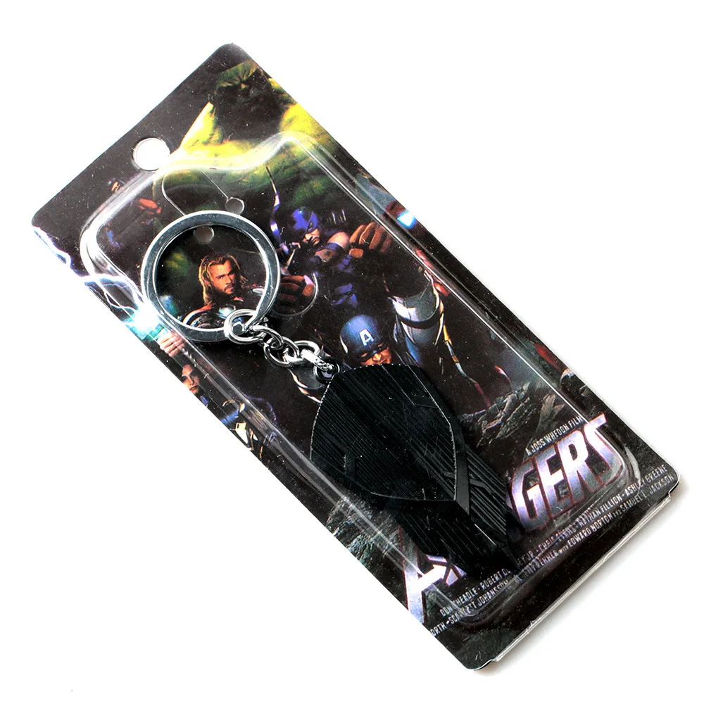 Avengers: Infinity War New Vibranium Shield Keychain Alloy Keyring Captain America Metal Pendant Men Women Jewelry Souvenir Gift | Украшения
