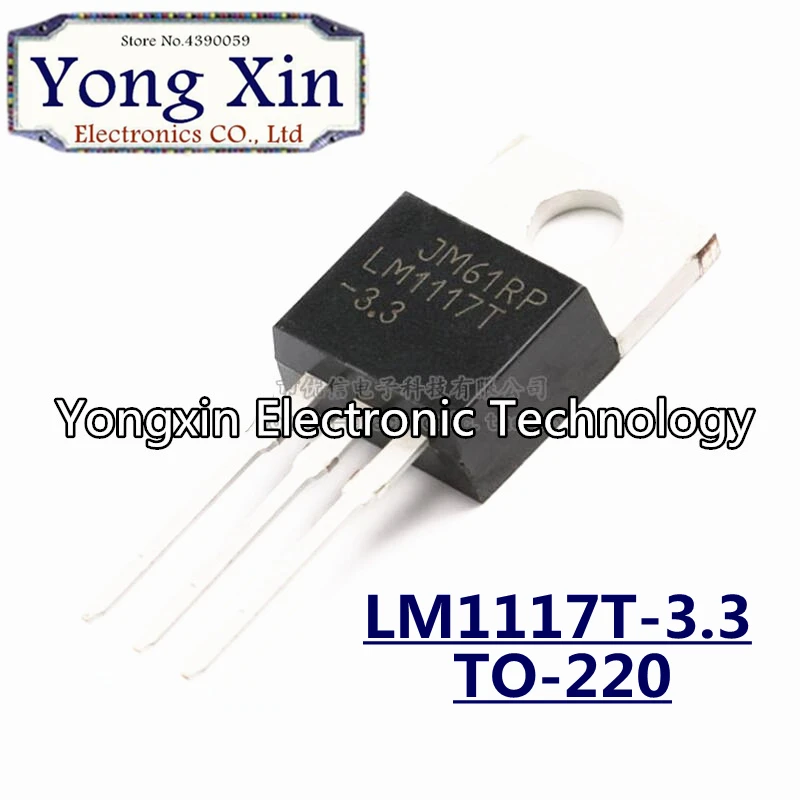 100PCS LM1117T-3.3 TO220 LM1117-3.3 LM1117T 3 V LM1117 TO-220 | Обустройство дома