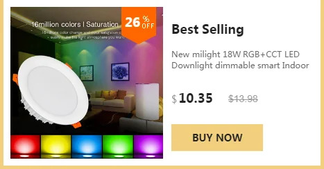 12 Вт Milight FUT066 светодиодный светильник AC220V RGB+ с регулируемой яркостью светодиодный круглая Светодиодная панель совместима с 2,4G пультом дистанционного управления/мобильным wifi