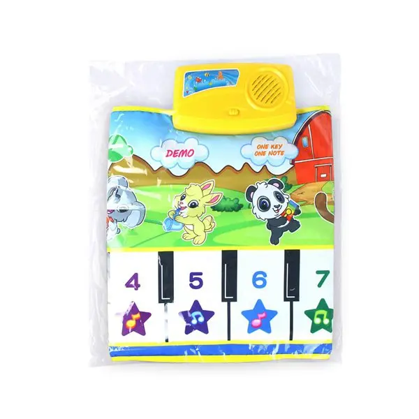 Piano Keyboard Dancing Mat Electronic Funny Animal Press Carpet Musical Blanket Baby Toys For Kids Toddler