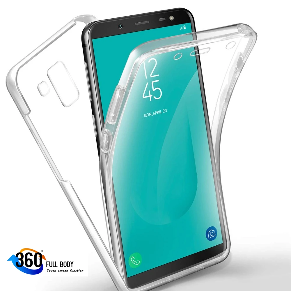 Чехол на весь корпус 360 градусов для Samsung Galaxy S7 Edge S8 S9 S10 Note 8 9 J4 J6 A8 A6 Plus J8 A7 J3 J5 J7 S10e