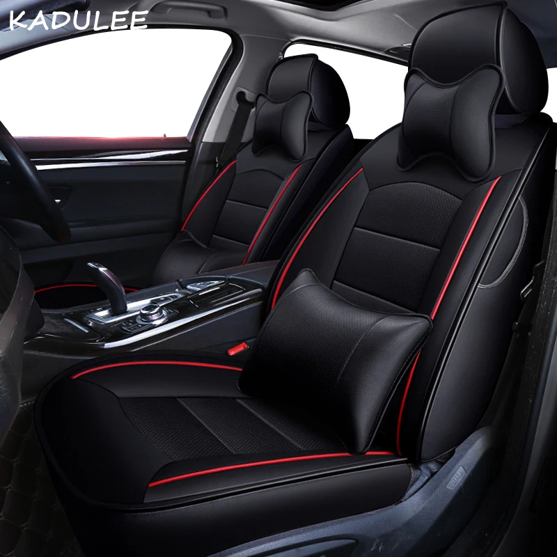 KADULEE custom Чехол для автомобильного сиденья из натуральной кожи для JEEP Wrangler JK Unlimited Rubicon Sahara Liberty Commander Compass Патриот atuo