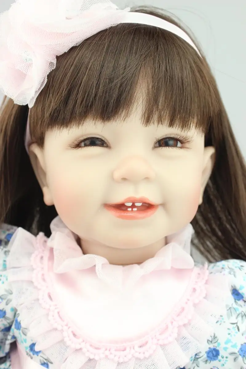 Кукла реборн силиконовая длинная 22 дюйма 55 см|baby reborn dolls|reborn dollsnpk doll |