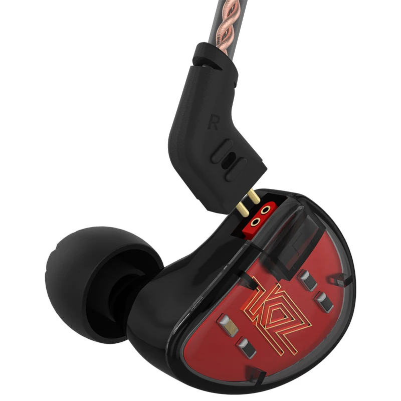 Оригинальный KZ AS10 5BA HiFi стерео наушники-вкладыши высокого Разрешение наушники с 0