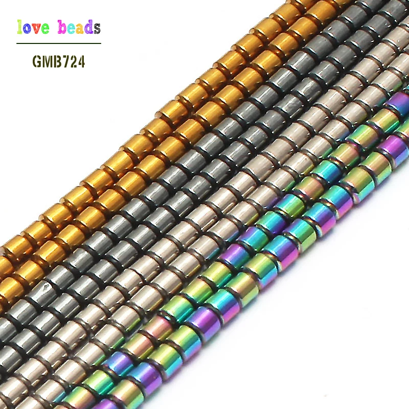 Бусины из натурального камня 2*2 мм бусины гематита для изготовления ювелирных