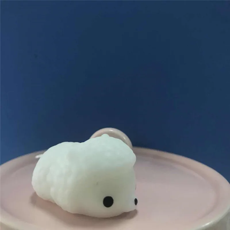 Мини Изменение цвета милый кот Антистресс мяч сжимает Mochi поднимающийся Abreact мягкий липкий снятие стресса забавная Подарочная игрушка