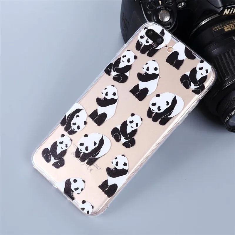 Мягкий силиконовый чехол для телефона iphone 7 8 5 5S s SE 6 6s Plus x 10 прозрачный ТПУ с