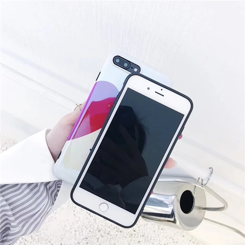 YESPURE Free Shipping Lovers Heart Mobile Accessory Cheap Silicone Phone Back Cover for Iphone X 8 8plus 7 7plus 6 6s 6plus | Мобильные